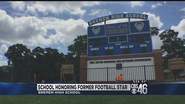 Local Football Player remembered