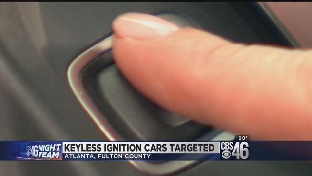 Atlanta police sees trend in theft of keyless-ignition cars