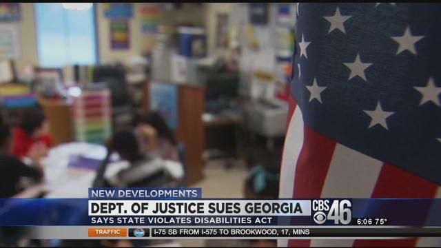 DOJ sues Georgia over treatment of students with disabilities