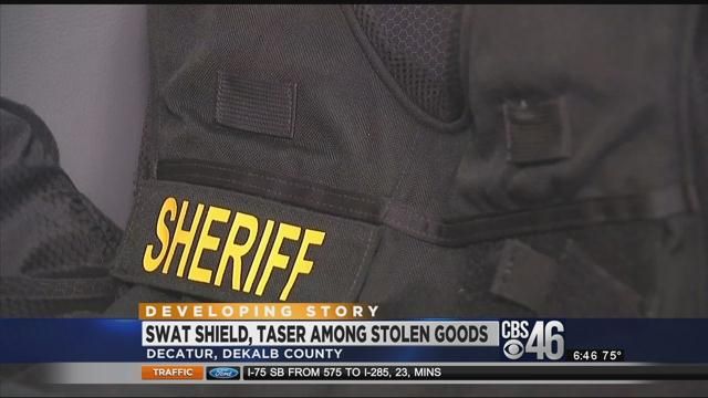 Thieves steal police equipment in DeKalb County