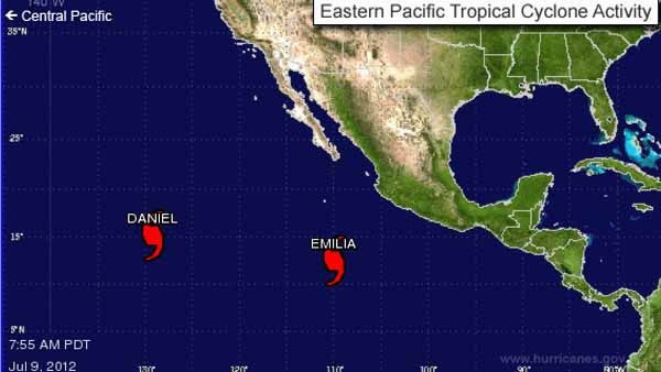 Hurricane Emilia strengthens far out in Pacific CBS46 News