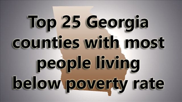 Georgia counties with highest poverty rate - CBS46 News